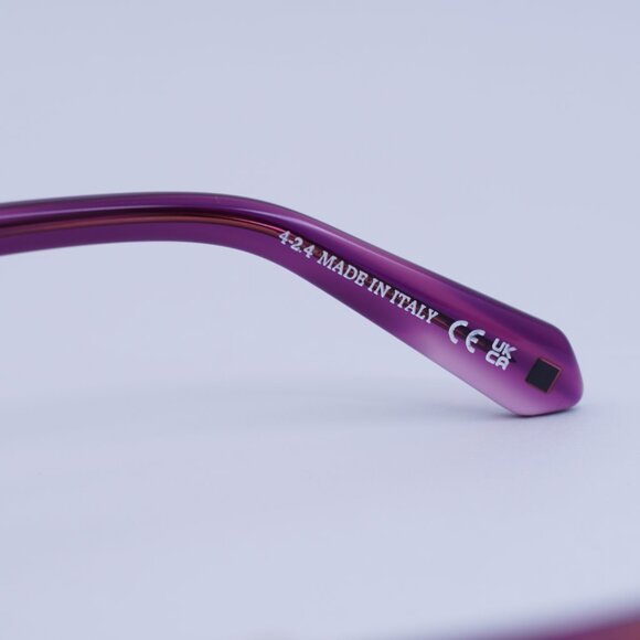 ?️New Off-White OERI13C RENTON 3707 Sunglasses - Striped Purple Frame